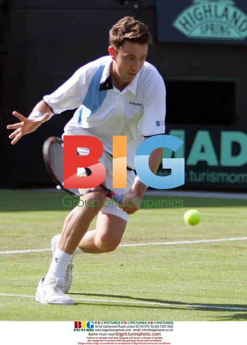 Alex Bogdanovic in Davis Cup Tennis Action