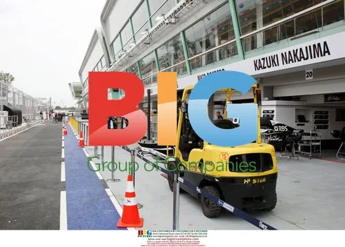 Preparations for Singapore Grand Prix