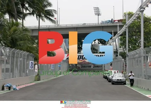 Preparations before first Singapore Grand Prix