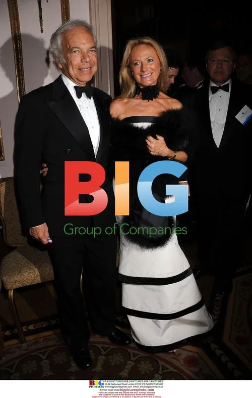 Ralph Lauren and wife at award ceremony