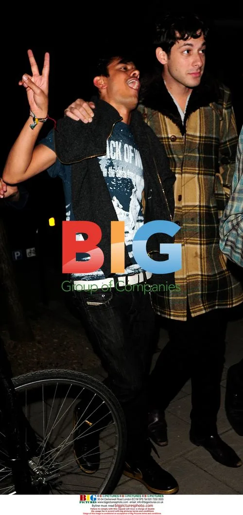 Mark Ronson and Tennessee Thomas at Bungalow 8 in London