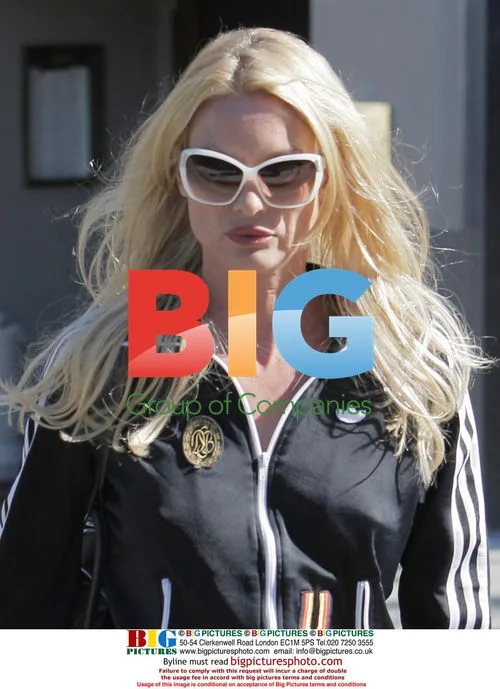 Nicolette Sheridan leaves restaurant with friend