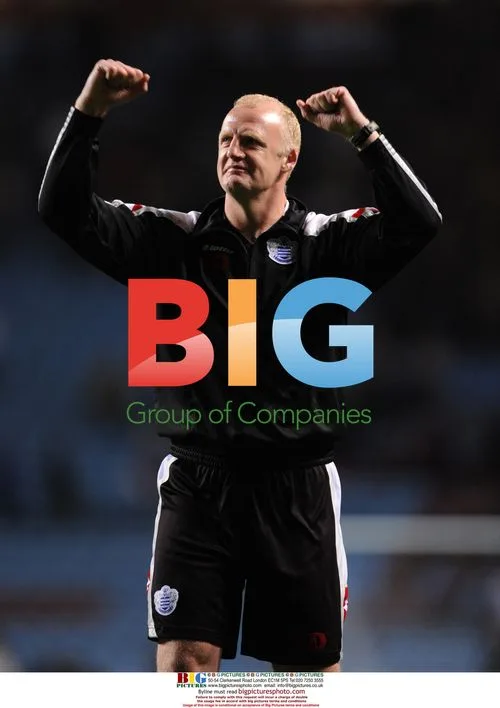 QPR Manager Iain Dowie Celebrates Victory