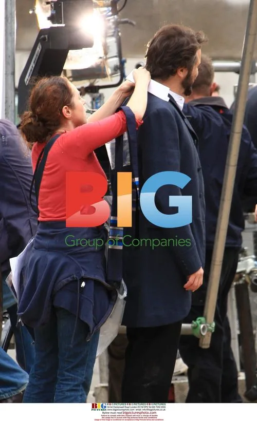 Colin Firth films 'Dorian Gray' in London