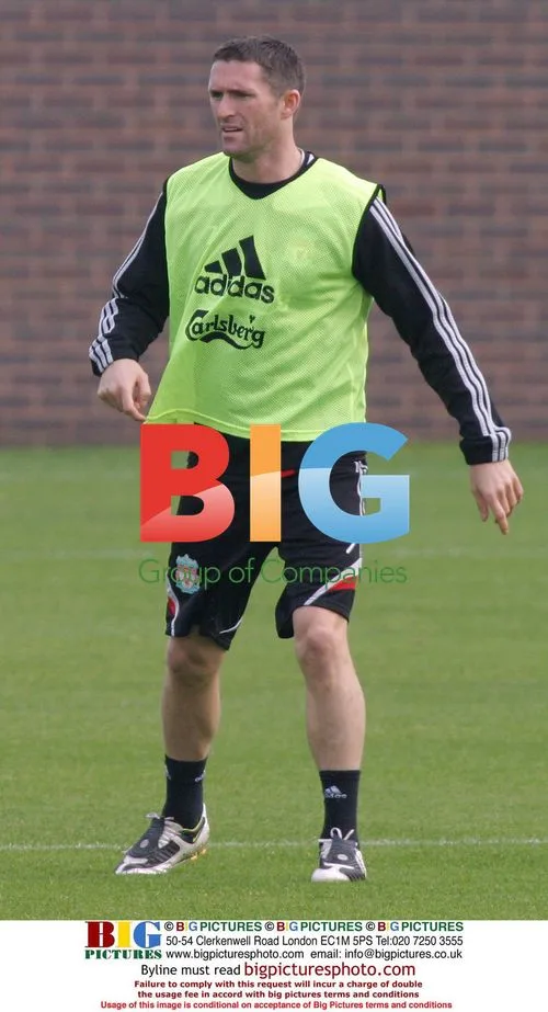 Liverpool players train before Merseyside derby