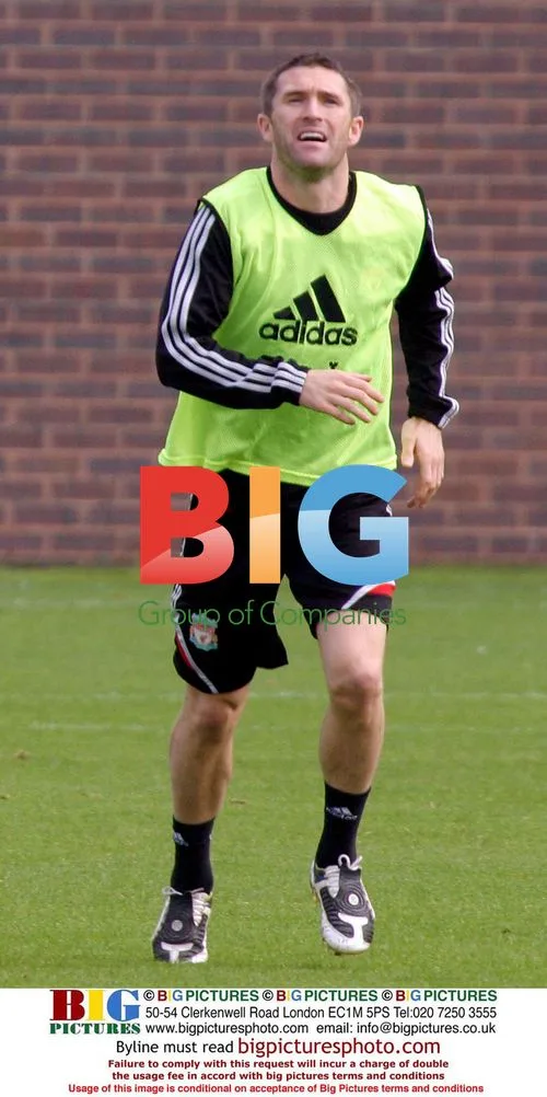 Liverpool players train before Merseyside derby
