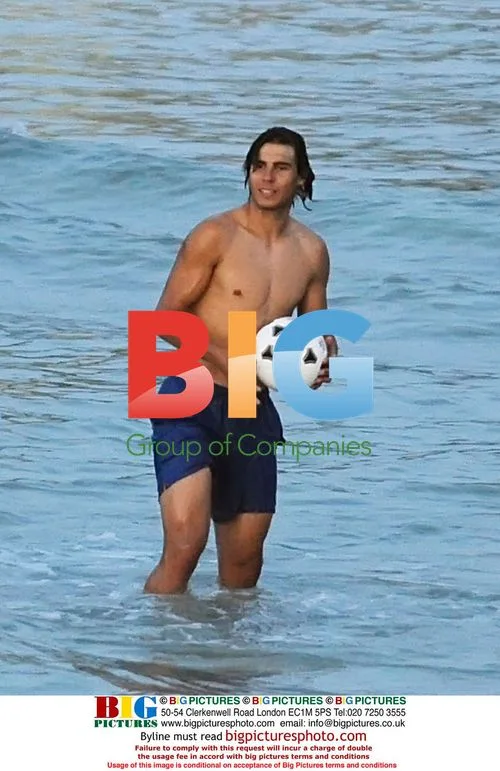 Rafa Nadal Relaxing in Formentera