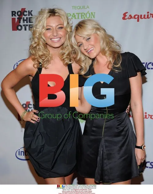 Amanda and Alyson Michalka at 'Rock The Vote' party