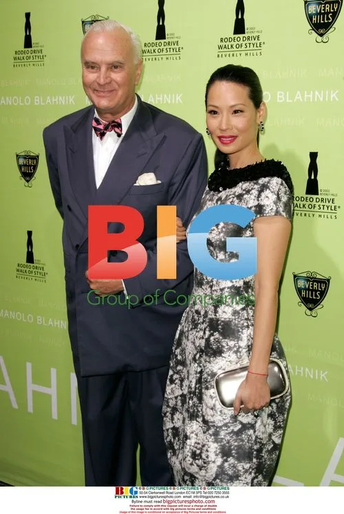 Manolo Blahnik and Lucy Liu at Walk Of Style Awards