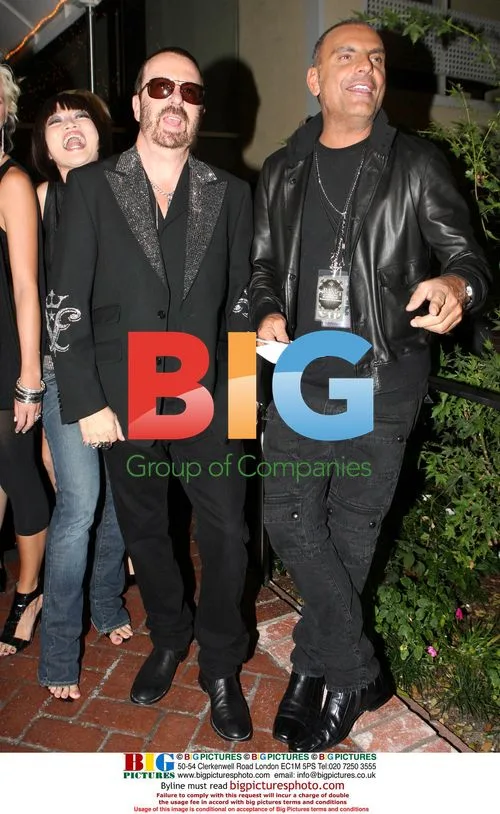 Celebrities at The Roxy for Dave Stewart performance