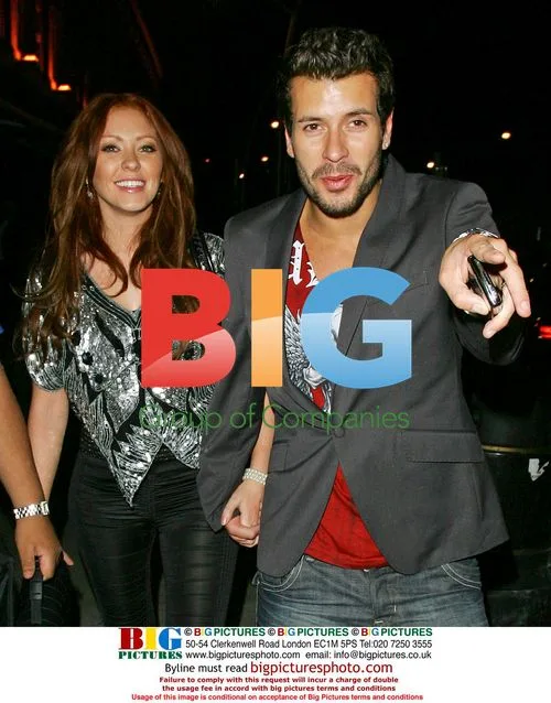 Natasha Hamilton and Riad Erraji leave Faces nightclub