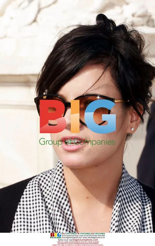 Lilly Allen at Dior Show, Paris Fashion Week 2008