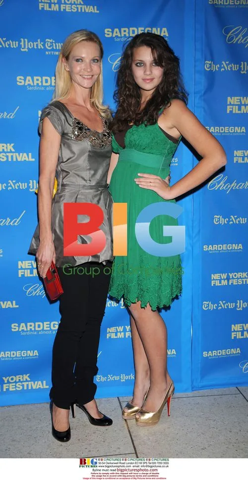 Joan Allen and Daughter at 'The Class' Premiere