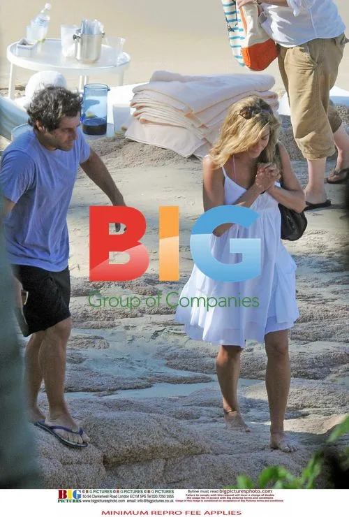 Jennifer Aniston on Beach with New Man