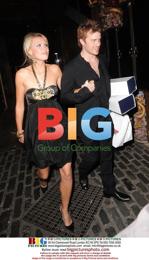Robert Kazinsky and guest at Inside Soap Awards 2008