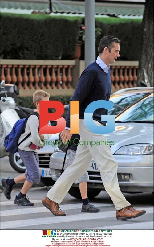 Spanish Infant Duke's Son Attends School on 9th Birthday