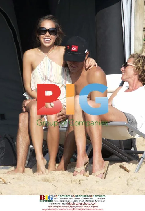 Kelly Slater and Girlfriend at Quicksilver Pro France