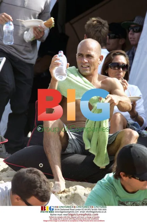 Kelly Slater and Girlfriend at Quicksilver Pro France 2008