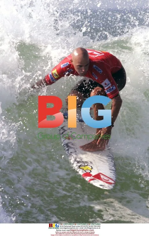 Kelly Slater with girlfriend at Quicksilver Pro France 2008