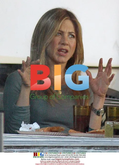 Jennifer Aniston on 'The Baster' Set