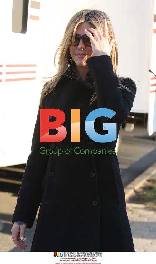 Jennifer Aniston on 'The Baster' Set