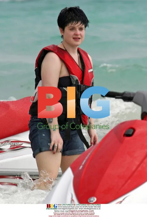 Kelly Osbourne and Luke Worrell Jet Skiing in Miami