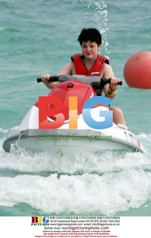 Kelly Osbourne and Luke Worrell Jet Skiing in Miami