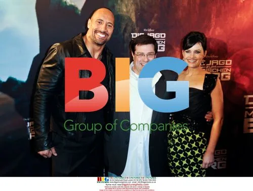 Dwayne Johnson, Andy Fickman, Carla Gugino at 'Race To Witch Mountain' premiere