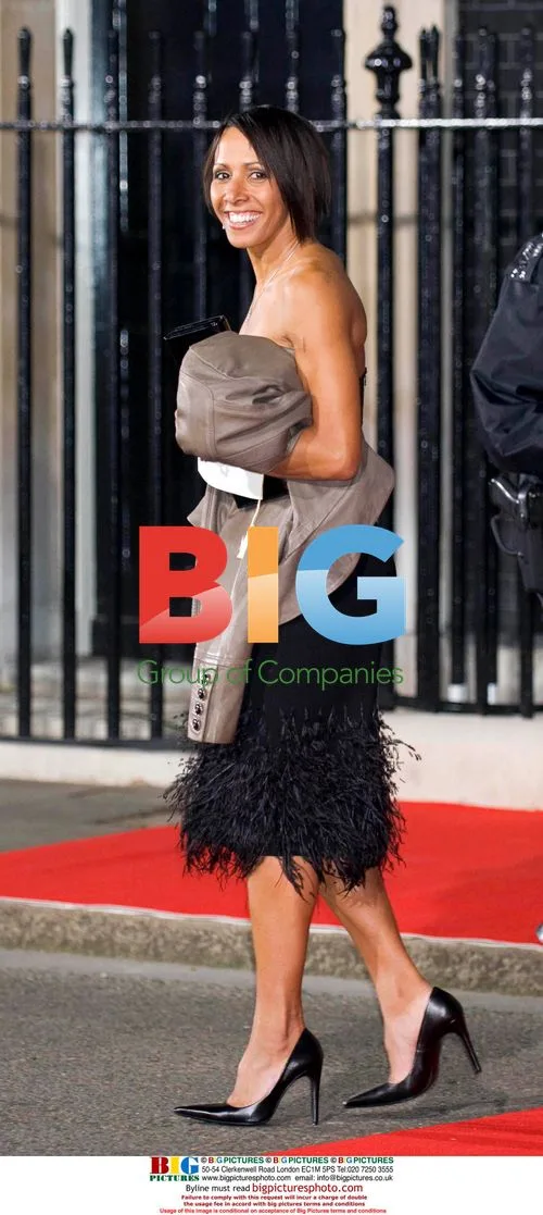 Kelly Holmes at G20 Dinner at Downing St