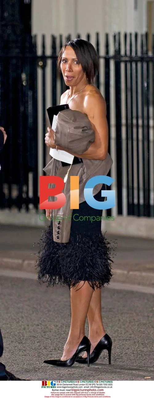 Dame Kelly Holmes at G20 dinner at Downing Street