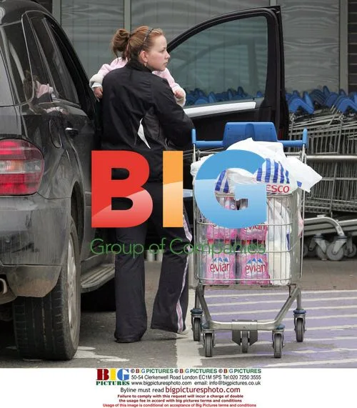 Charlotte Church shops with baby Dexter