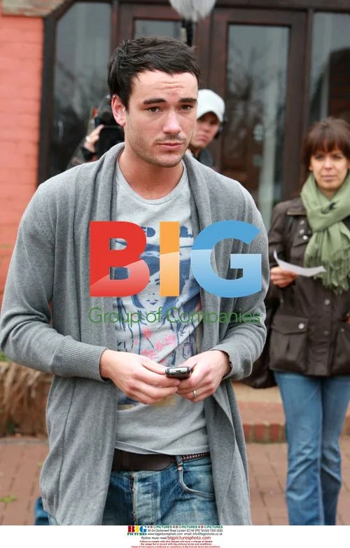 Jack Tweed Leaving London Home for Interview