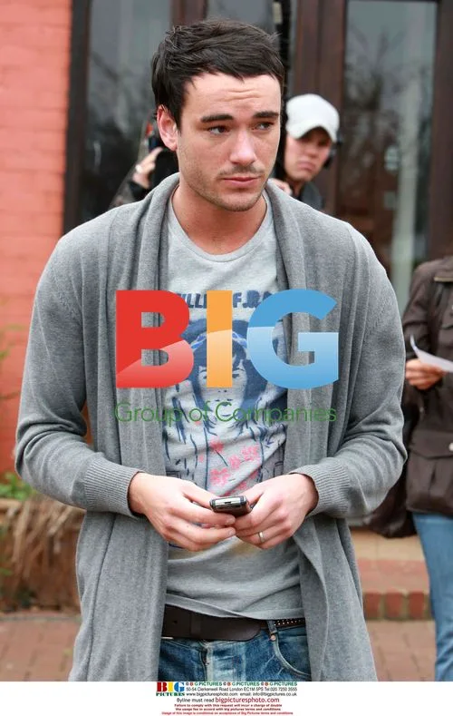 Jack Tweed Greeted by TV Crew