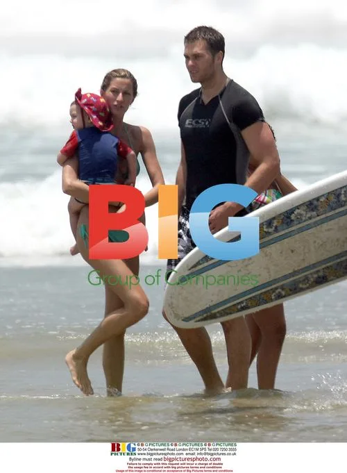 Tom Brady and Gisele Bundchen on vacation