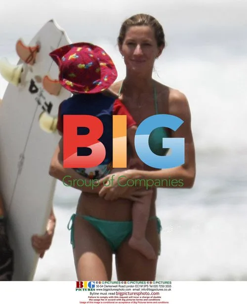 Tom Brady and Gisele Bundchen on Costa Rica Beach
