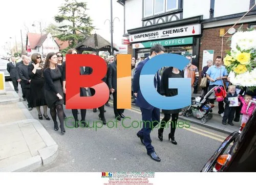 Jade Goody's funeral procession