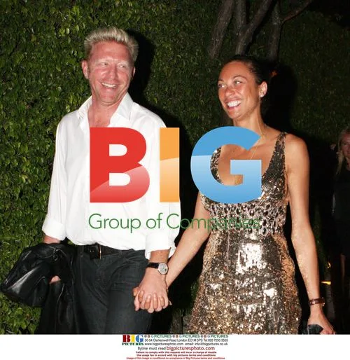 Boris Becker and Lilly have dinner in Miami