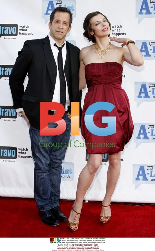 Kenneth Cole and Milla Jovovich at Bravo's A-List Awards