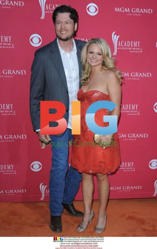 Miranda Lambert and Blake Shelton at ACM Awards
