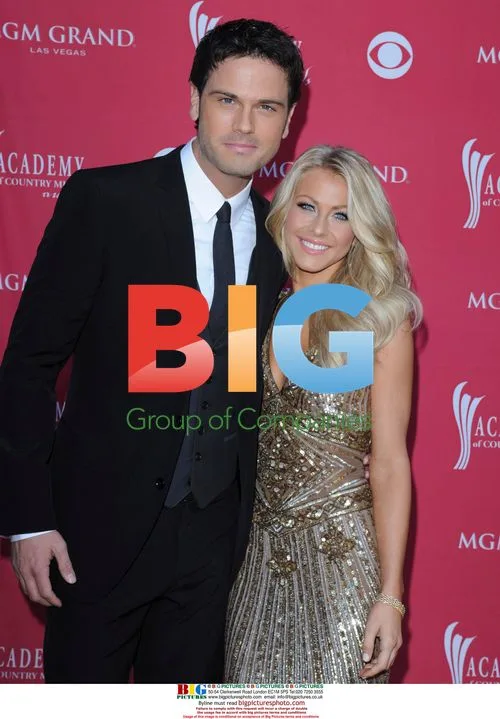Julianne Hough and Chuck Wicks at 44th ACM Awards