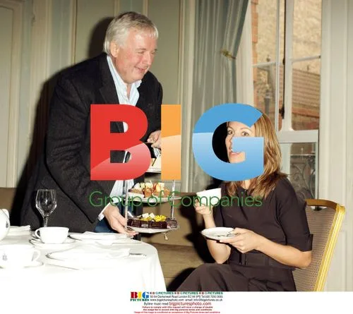Christopher Biggins and Emma Crosby at "Care for a Cuppa" launch