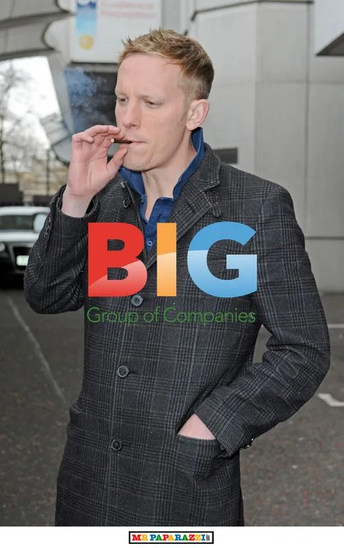 Lawrence Fox outside GMTV studios