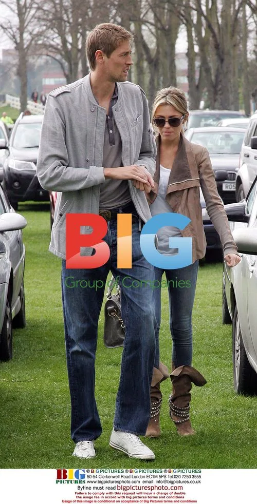 Peter Crouch and Abby Clancy at Royal Windsor Racecourse
