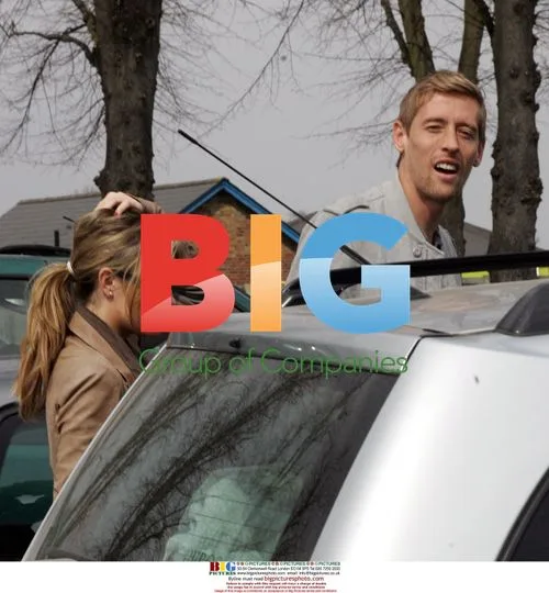 Peter Crouch and Abby Clancy at Royal Windsor Racecourse