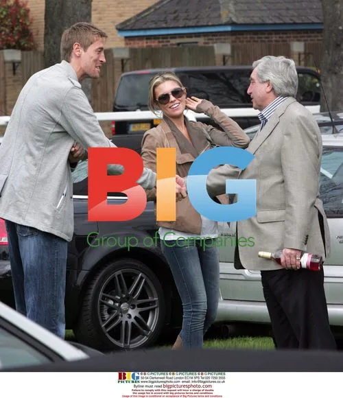 Peter Crouch and Abby Clancy at Royal Windsor Racecourse
