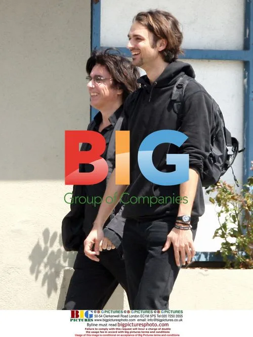 Jean-Michel Jarre and son David stroll in LA