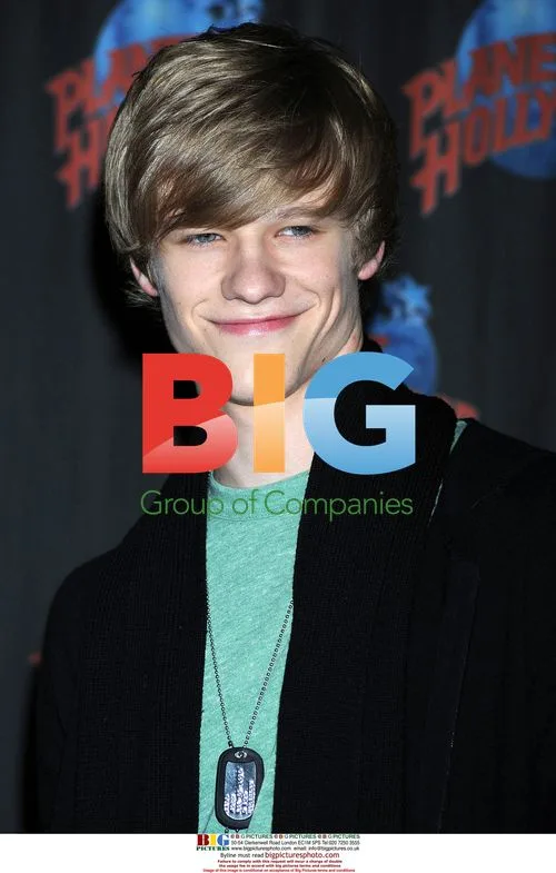 Lucas Till at 'Hannah Montana The Movie' event