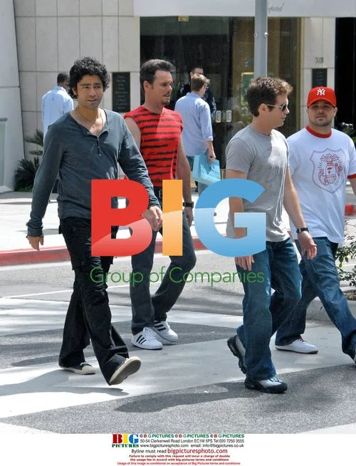 Entourage cast films on Rodeo Drive