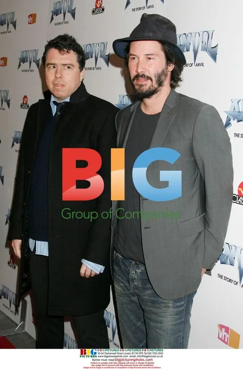 Keanu Reeves and Sacha Gervasi at 'Anvil' Premiere