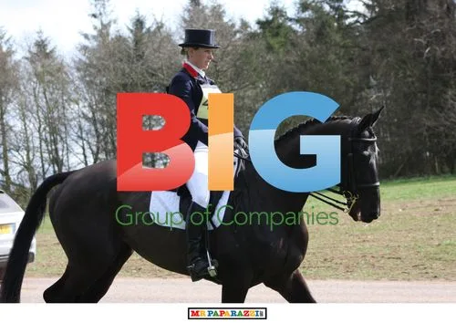 Zara Phillips clears jump at Weston Horse Trials